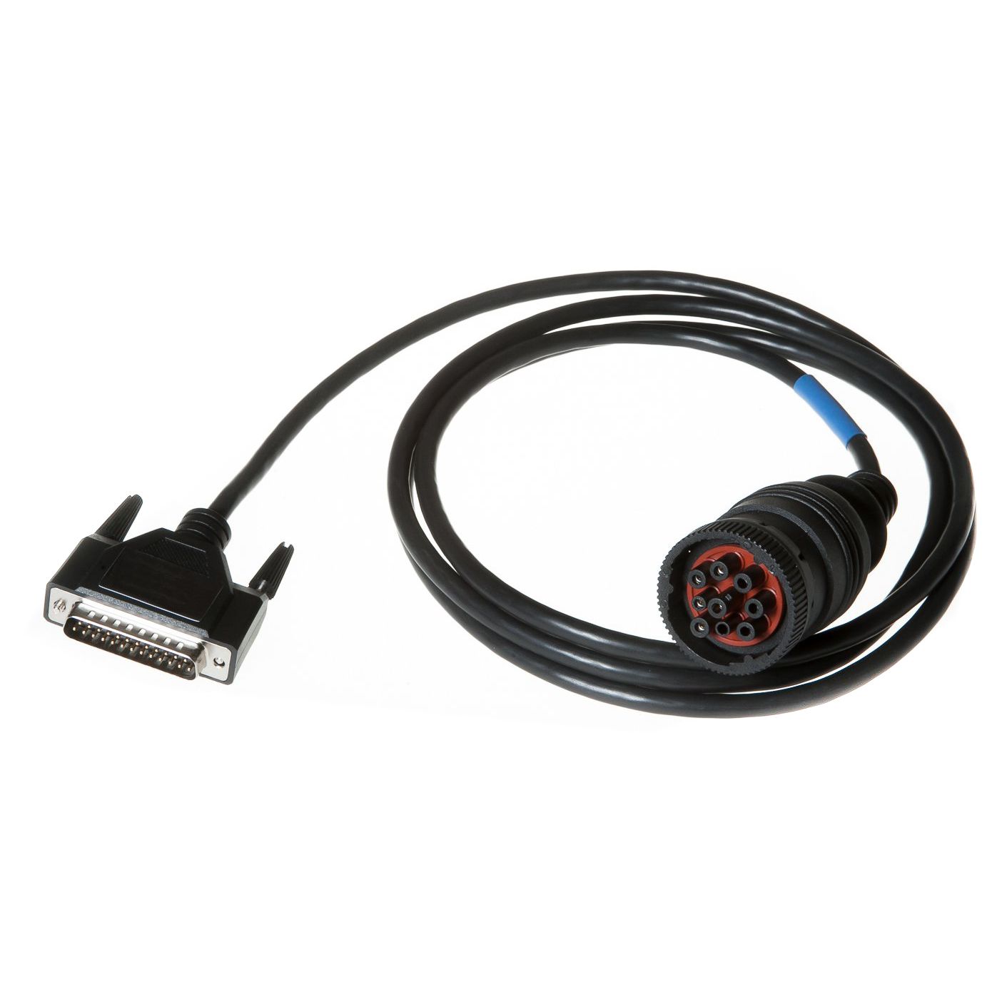 Câble CNH - CUMMINS - John Deere 9 pin rond - Alientech 144300K226