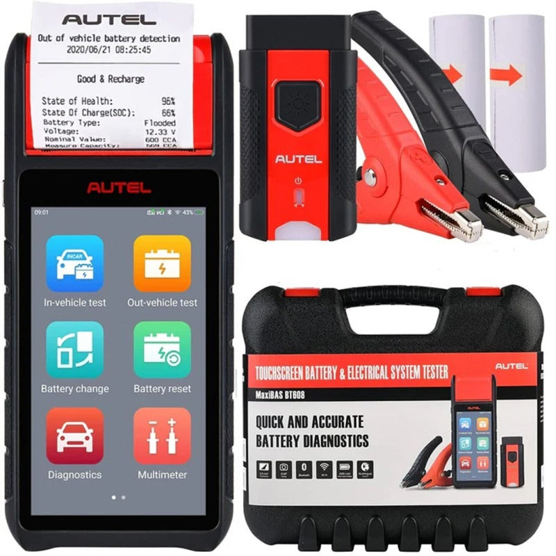 Autel MaxiBAS BT608 - testeur de batterie et valise de diagnostic