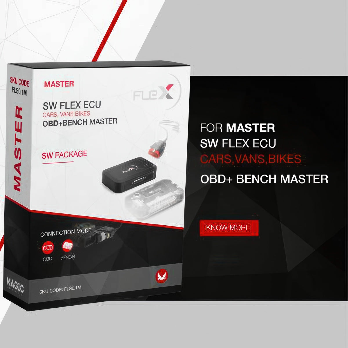 Module logiciel FLEX ECU OBD + Bench - Master