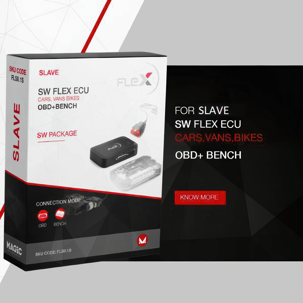 Module logiciel FLEX ECU OBD + Bench - Slave