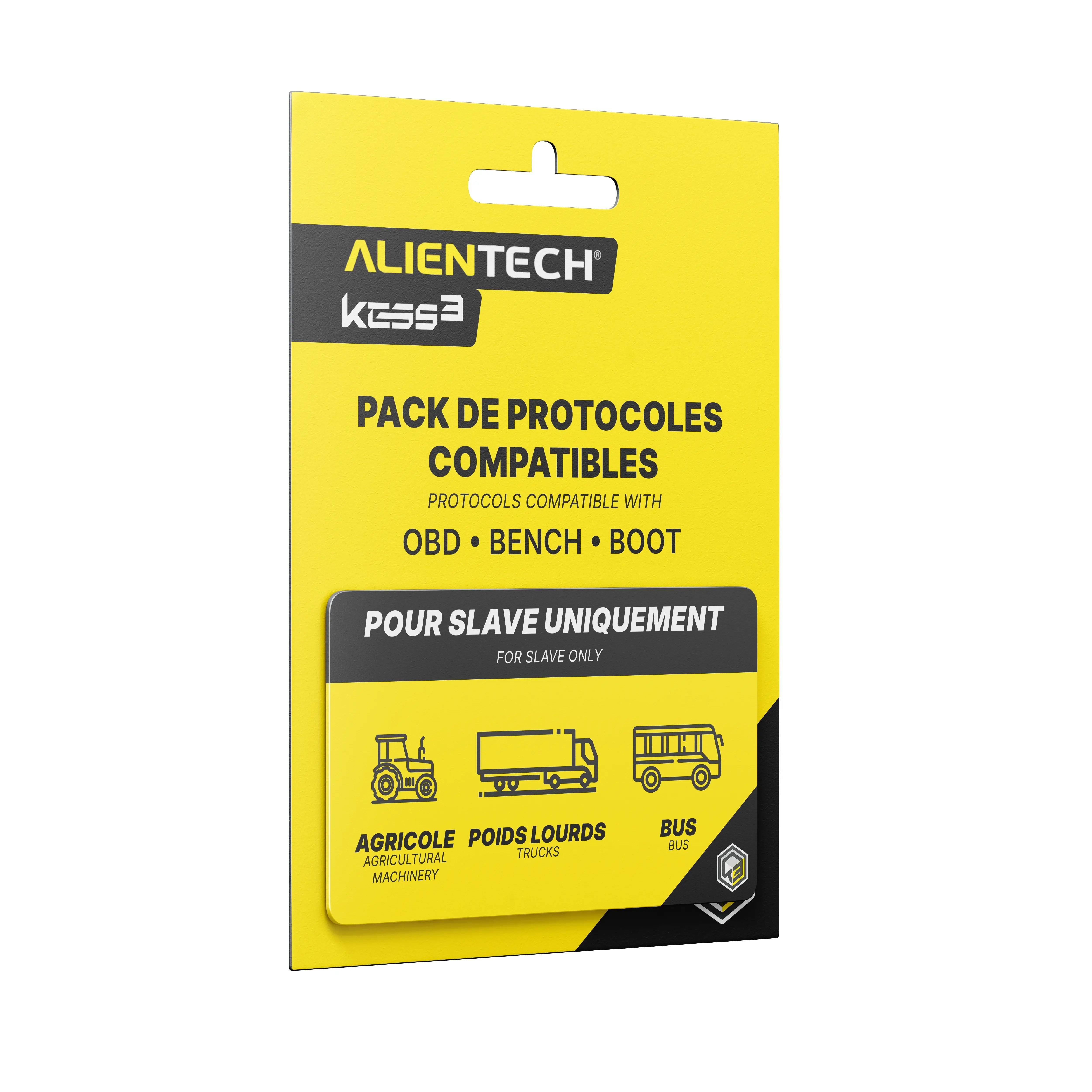 KESS3 Slave - Pack de protocoles Agriculture/Poids Lourds/Bus OBD-Bench-Boot