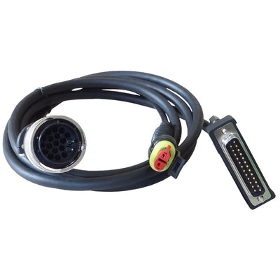 Câble SAME Deutz-Fahr rond à 19 broches (câble 144300KPWR requis) - Alientech 144300K260