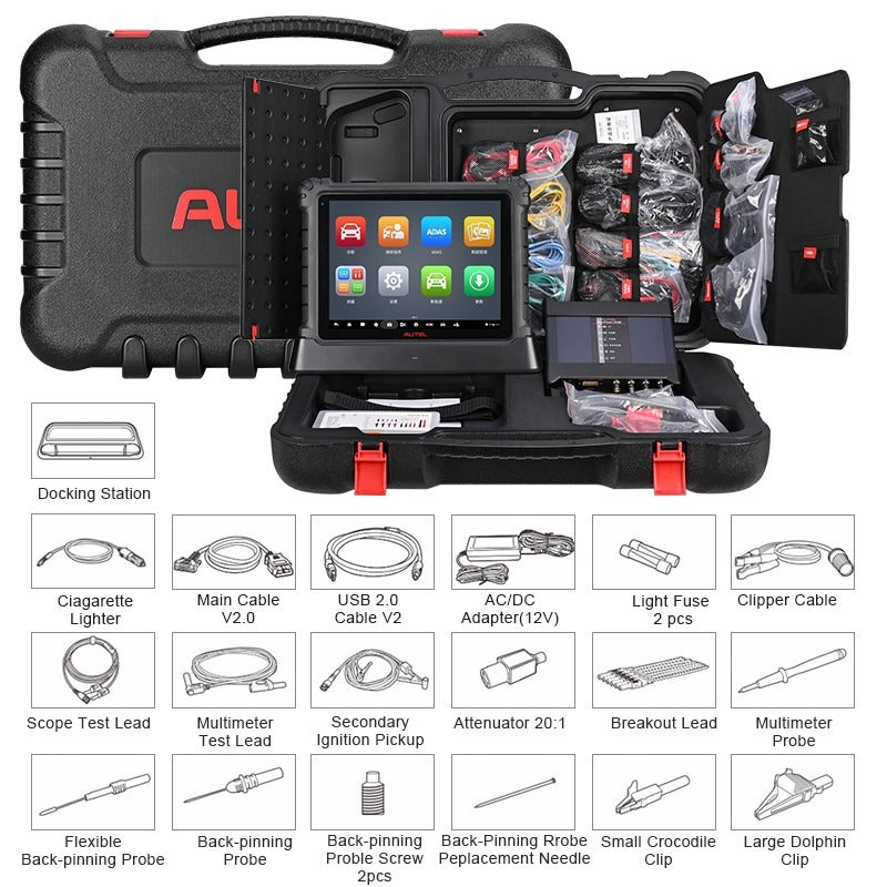 Autel MaxiSYS MSUltra - valise de diagnostic avec VCMI 5 en 1, 2 ans de mises à jour